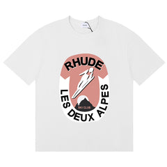 RHUDE Les Deux Alpes Printed T-Shirt