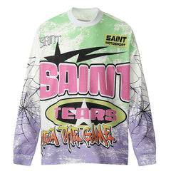 Saint Michael Printed Long Sleeve T-Shirt