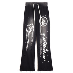 Hellstar Studios Racer Flare Pants Black