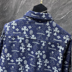 Chrome Hearts Shirt #8122 Blue