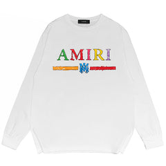 Amiri Logo Print Long Sleeve T-Shirts