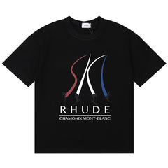 RHUDE Chamonix Mont-Blanc Printed T-Shirt