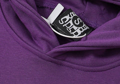 Sp5der Spider Web Hoodie-Purple #8208