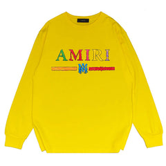 Amiri Logo Print Long Sleeve T-Shirts