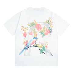 REPRESENT Floral Flower Initial T-Shirt