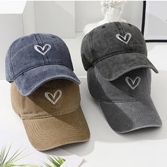 MODP Heart embroidery Hard Top Cap